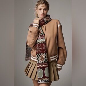 NWT Anthropologie Mariel Scarf Icon Edition Game Day Knit Winter